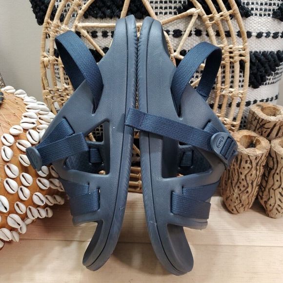 Chacos Chillos Sport Sandals Z/Strap EVA Vegan Arch Support Navy Blue Men 13 EUC main image 9